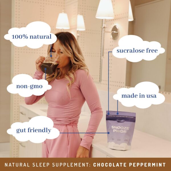 Ingredientes naturales Chocolate caliente PWDRS Snooze