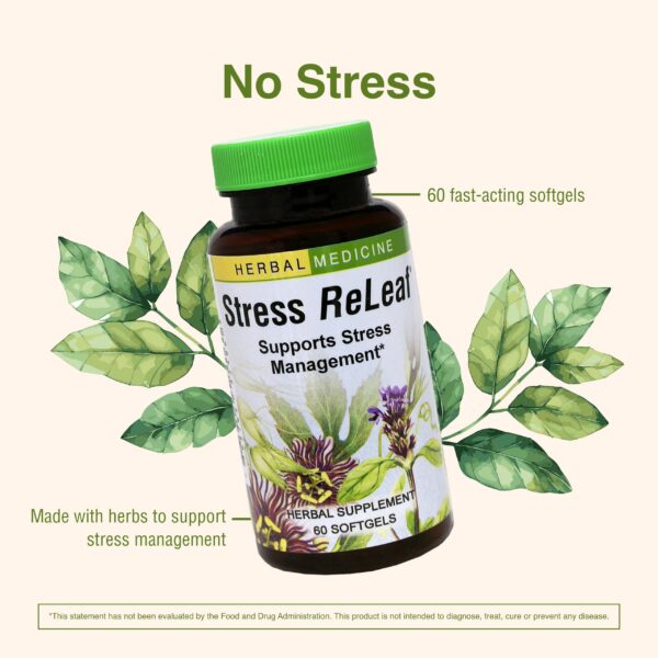 Ingredientes naturales para controlar estrés Stress ReLeaf