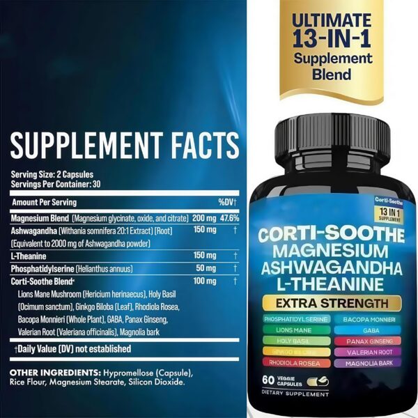 Ingredientes naturales en suplemento Corti-Soothe JTEVEweu