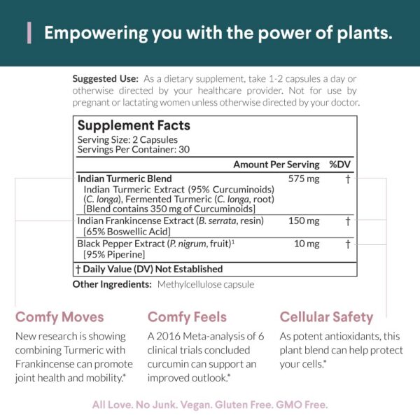 Version 1.0.0 Ingredientes naturales cúrcuma y boswellia serrata en cápsulas