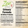 Ingredientes naturales en fórmula probiótica urinaria Zen