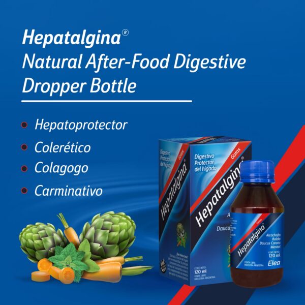 Ingredientes naturales en suplemento Hepatalgina para el hígado