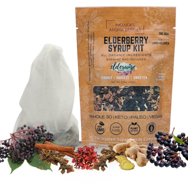 Version 1.0.0 Ingredientes naturales jarabe orgánico Elderwise