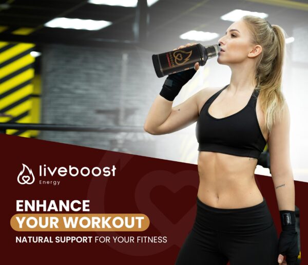 Ingredientes naturales LiveBoost apoyo para energía y salud circulatoria