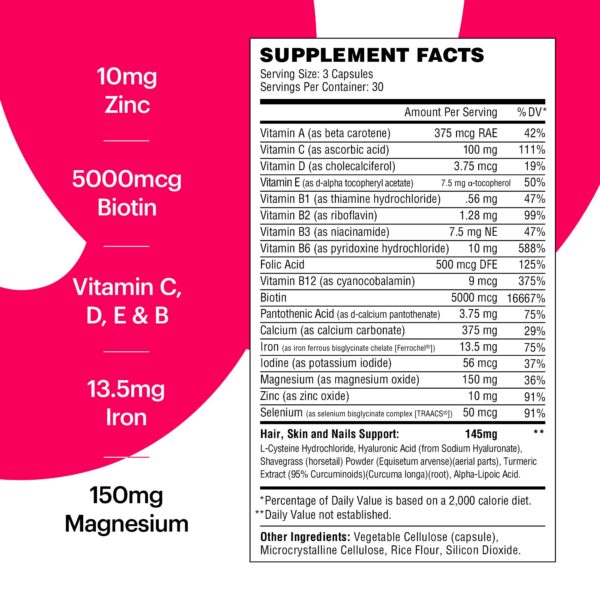 Ingredientes naturales del multivitamínico Wellthy Her para mujeres