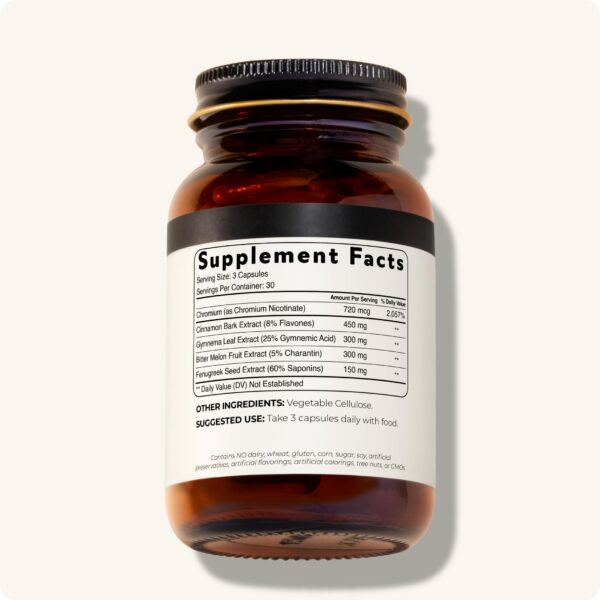 Ingredientes naturales y orgánicos para apoyar azúcar en sangre Blisque