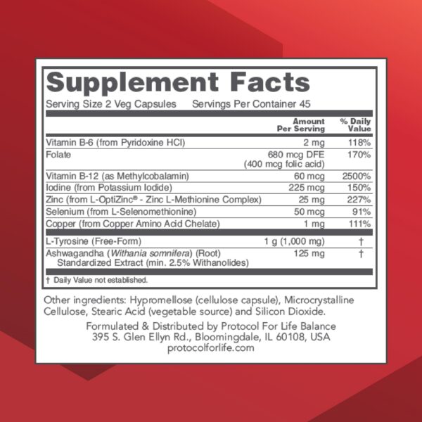 Version 1.0.0 Ingredientes naturales de Ortho Thyroid