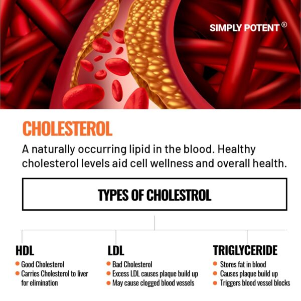Ingredientes naturales para reducción de colesterol y triglicéridos