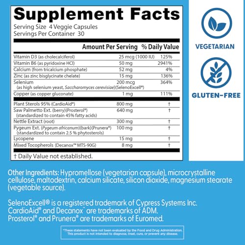 Version 1.0.0 Ingredientes naturales para salud prostática Doctor's Best