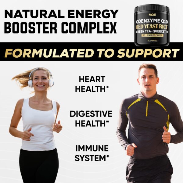 Ingredientes naturales suplemento arroz levadura roja NUQIIT