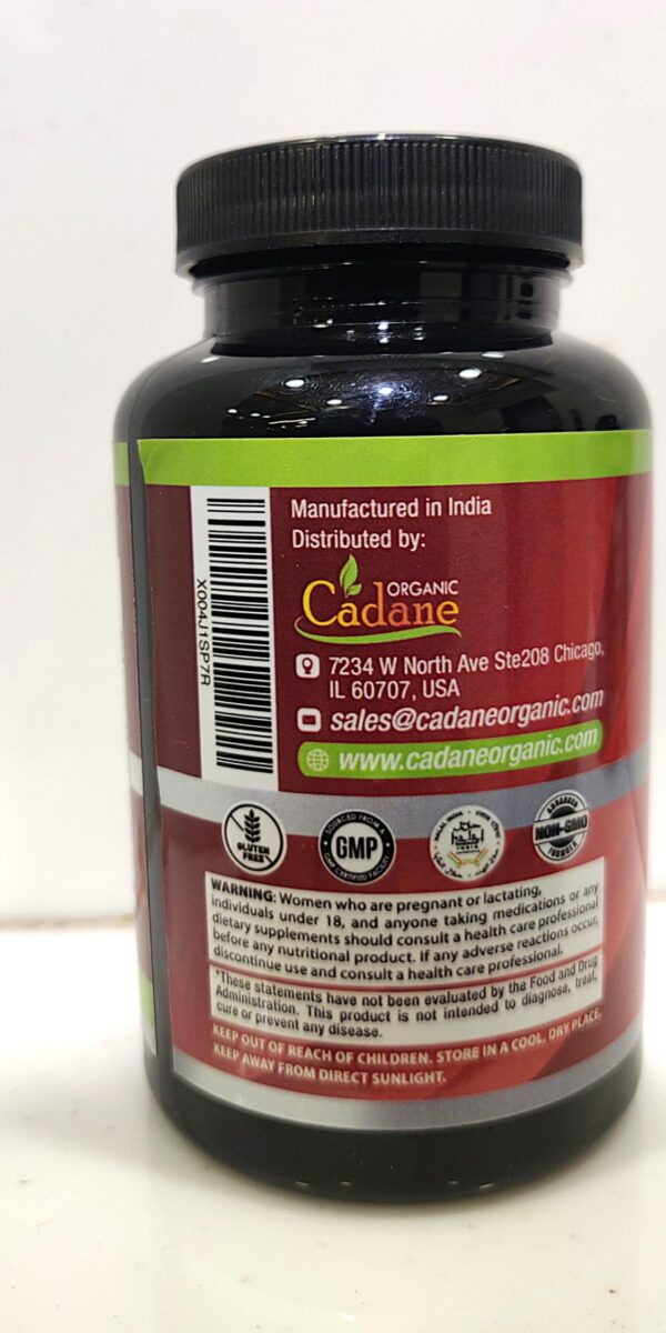 Version 1.0.0 Ingredientes naturales del suplemento bergamota y berberina Cadane