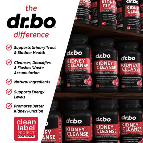 Ingredientes naturales suplemento Dr. Bo limpieza riñones