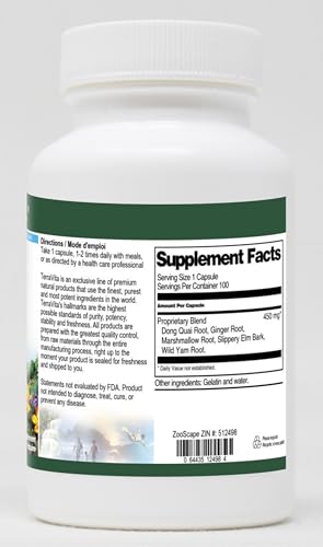 Ingredientes naturales suplemento fórmula TerraVita 450 mg