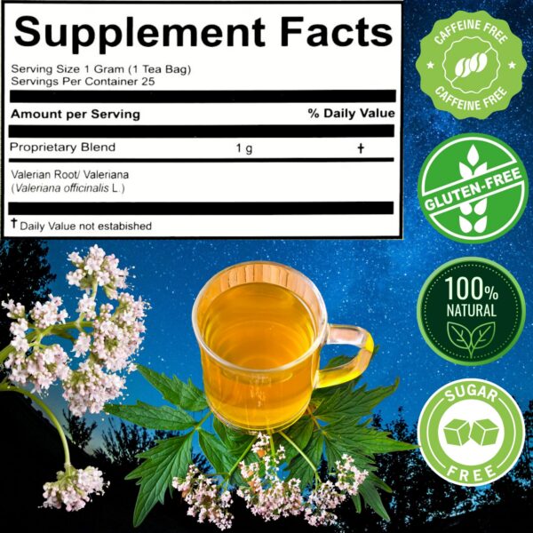 Ingredientes naturales té valeriana Hanan