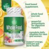 Ingredientes naturales Whole Nature multivitamínico en cápsulas