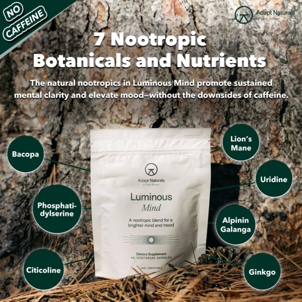 ingredientes nootrópicos en Luminous Mind