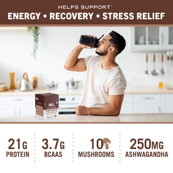 Ingredientes orgánicos de la mezcla maestra OM Mushroom Superfood