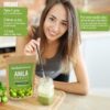 Ingredientes naturales en polvo de Amla Herbsforever vegano