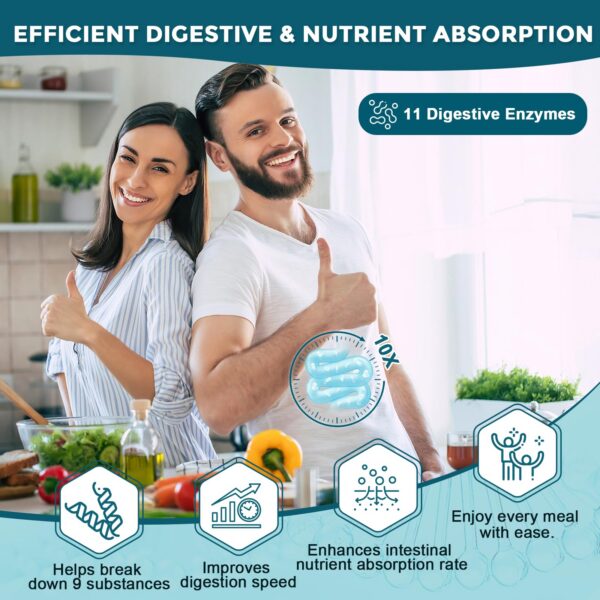 Ingredientes de probióticos para salud intestinal hombres y mujeres