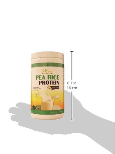 Ingredientes proteina guisante-arroz vainilla