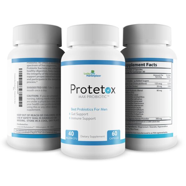 Version 1.0.0 Ingredientes Protetox Max fórmula probiótica premium