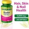 Version 1.0.0 Ingredientes de suplemento Spring Valley Biotina 5000 mcg