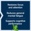 Ingredientes del suplemento Alivio de Niebla Mental