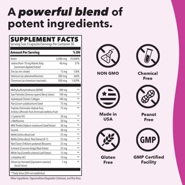 Version 1.0.0 Ingredientes suplemento Biotina Colágeno LifeSeasons Beau-T