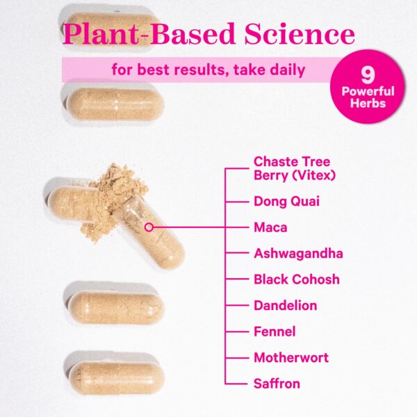 Ingredientes de suplemento PMS Pink Stork