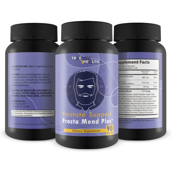 Ingredientes suplemento próstata Prosta Mend Plus para hombres