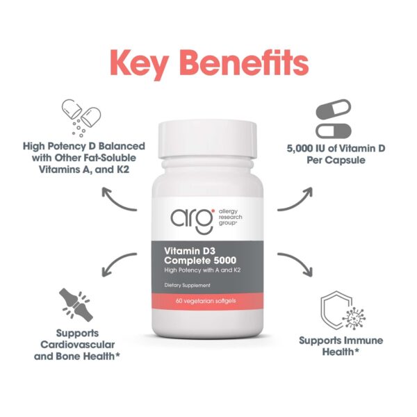Ingredientes suplemento Vitamina D3 Complete