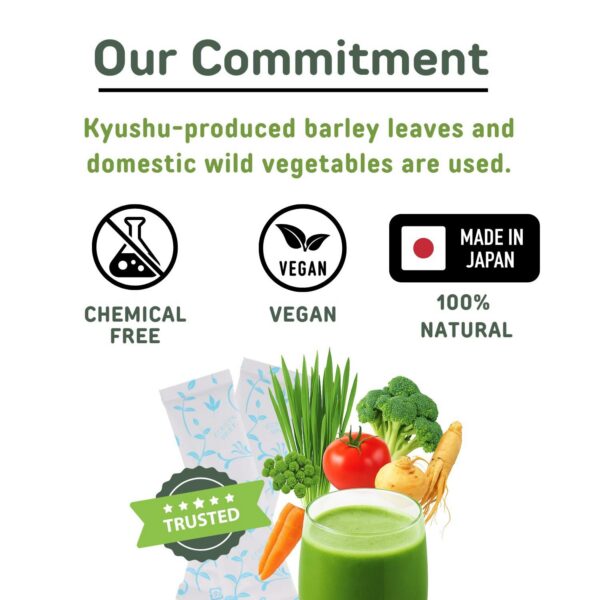 Detalle de ingredientes vegetales para salud digestiva