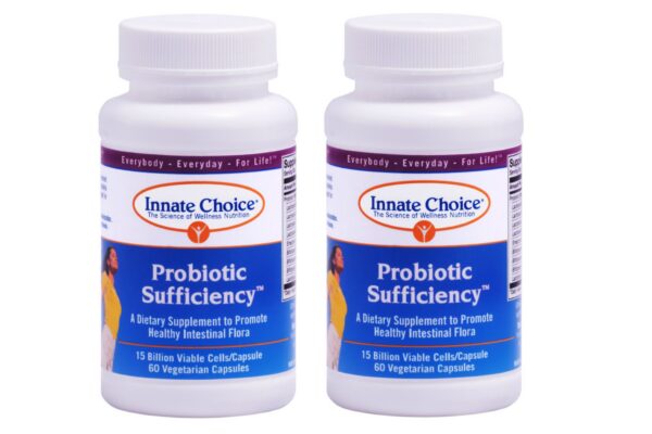 Innate Choice Probiotic Sufficiency paquete de 2 envases suplemento probiótico
