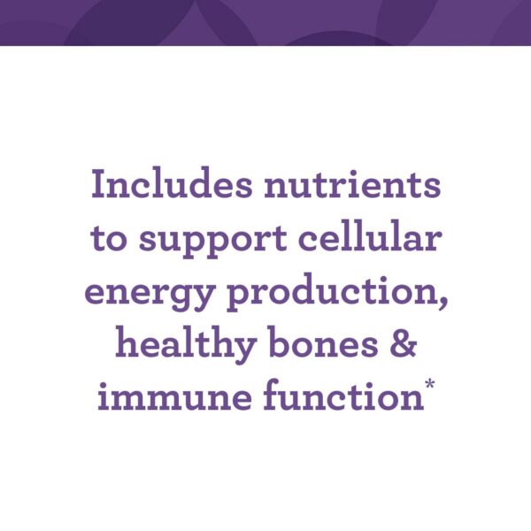 Etiqueta ingredientes Innate One Daily sin Hierro