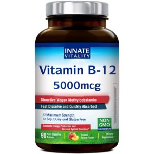 Tabletas Sublinguales Innate Vitality B12 frasco
