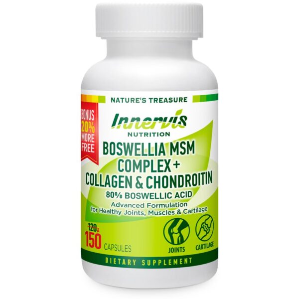 Version 1.0.0 Envase de INNERVISNUTRITION Boswellia MSM Complex 150 cápsulas