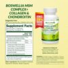Version 1.0.0 Etiqueta frontal de Boswellia MSM Complex