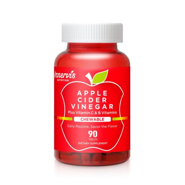 INNERVISNUTRITION vinagre de sidra de manzana 90 tabletas masticables