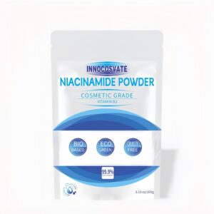 Polvo de niacinamida pura 99.9% para cuidado de la piel