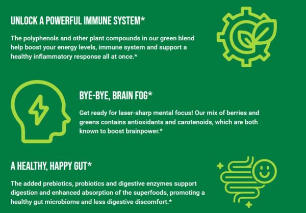 InnoSupps Inno Greens fórmula antioxidante y hidratante natural