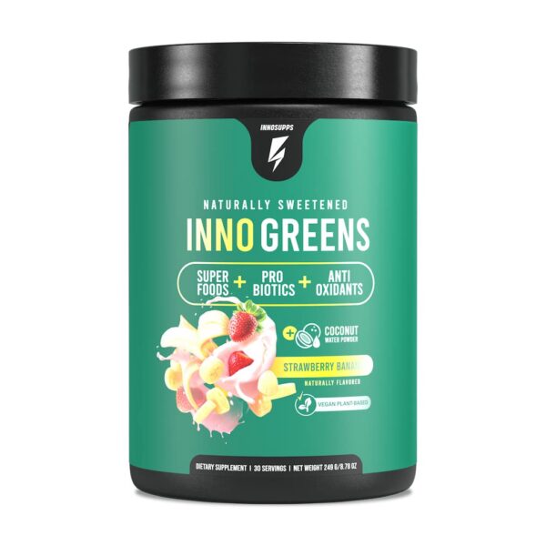 InnoSupps Inno Greens polvo 28 verduras orgánicas superalimento