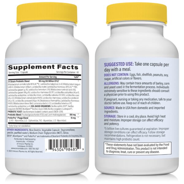 Version 1.0.0 InnovixLabs cápsulas probióticas multicepa 60 unidades