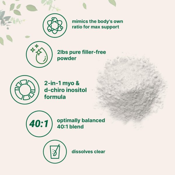 Inositol vegano, sin OMG y sin gluten
