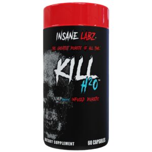 Version 1.0.0 Insane Labz Kill H2O diurético anti hinchazón 20 porciones