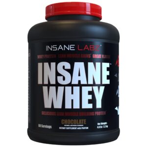 Frente del envase Insane Whey