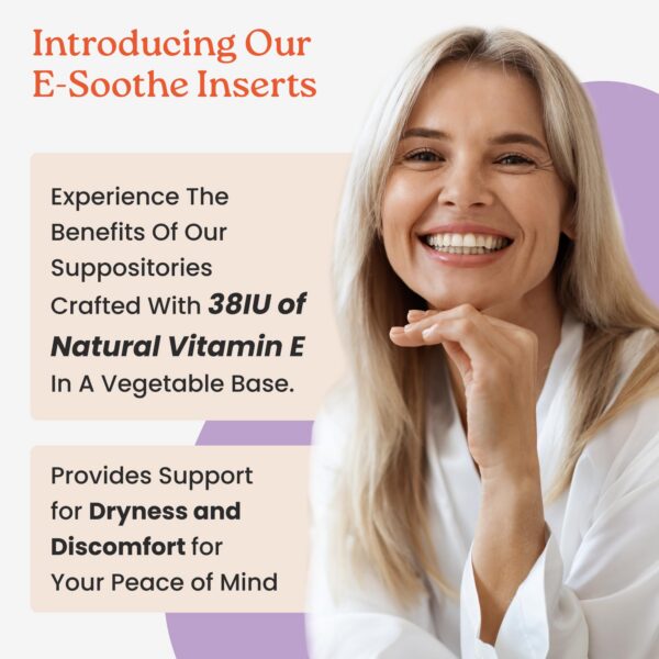 Insertos suaves supositorios vitamina e para menopausia