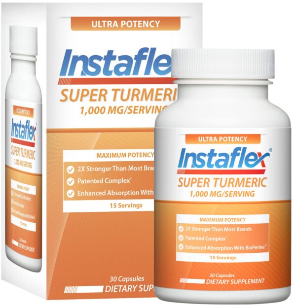 Instaflex tabla nutricional cápsulas cúrcuma 1000mg