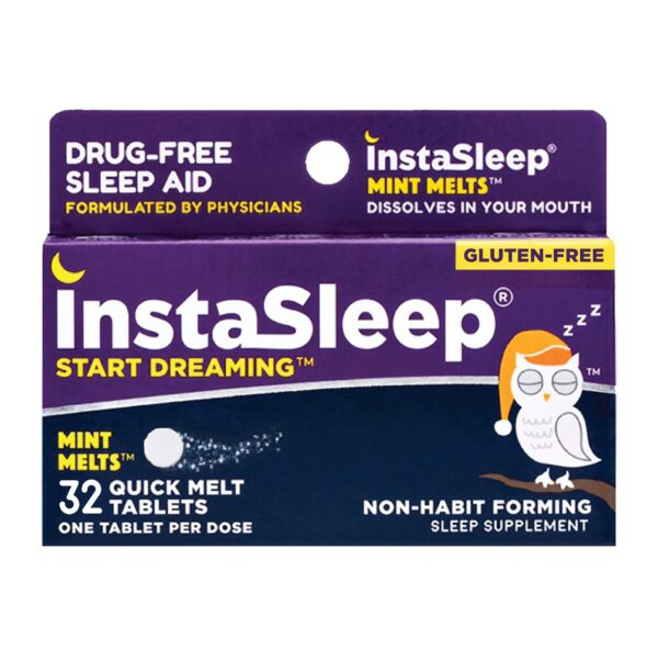Version 1.0.0 InstaSleep Mint ayuda para dormir sin fármacos envase