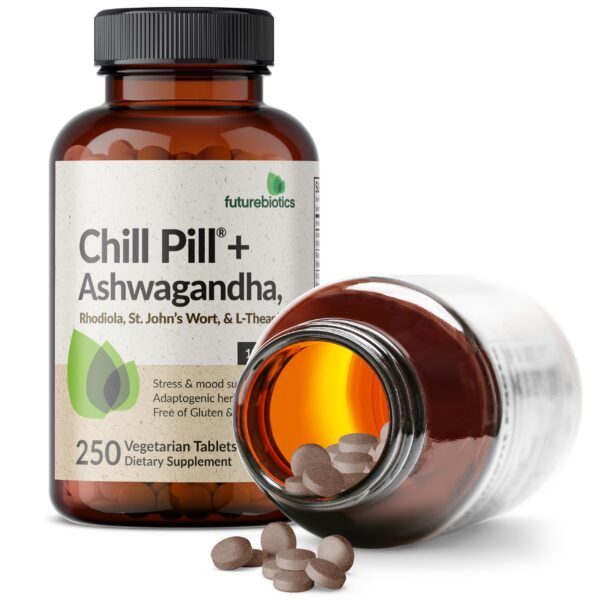 Instrucciones y detalles de Futurebiotics Chill Pill y sus ingredientes