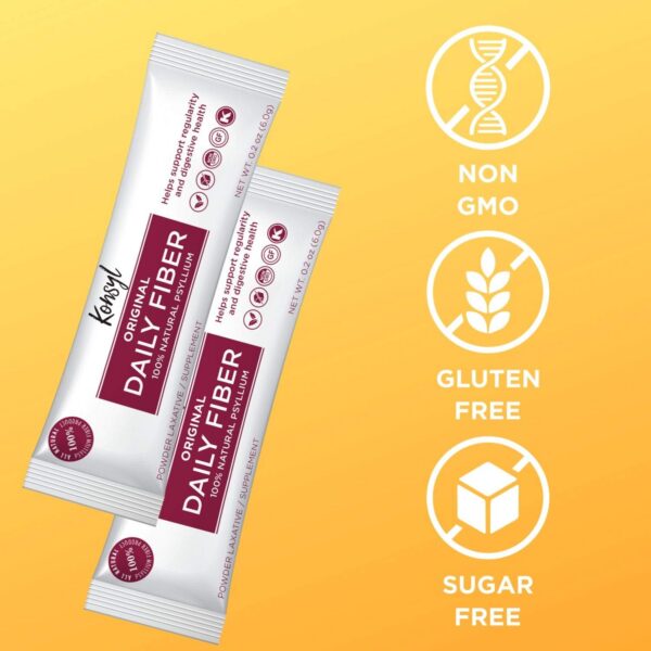 Instrucciones uso paquete fibra psyllium Konsyl